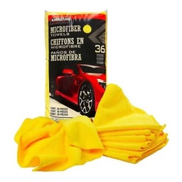 Franela Carpe Amarilla Ribeteada 50x50 cm Paq/36