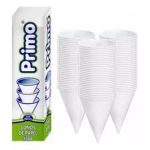 Primo Vaso Cono Papel 106 C/5000 pz 20/250 Blanco