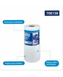 TORK Advanced Toalla de Cocina Rollo 100 hjs /2hj 20.0 x 27.0 / Bco 700158