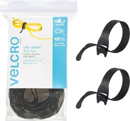 Velcro Correas Autoadherible Para Ordenar Cables 20.3x1.2 Cm 25 Pz