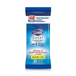 Clorox Toallitas Desinfectantes Flowpack 12/30 pzs