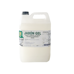 Javel Jabón Gel P/Manos garrafa de 5 Lts aroma Dove PQ-303GA5DV