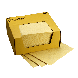 3M Paño Absorbente para Químicos  C-PD914DD, Alta Capacidad, 22.8 cm x 35.5 cm 70070408235