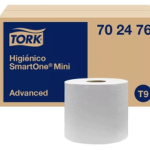 TORK Papel Higiénico SmartOne Mini TR Advanced  2p 620s Rollo 620 hjs /2hj 13.4 x 18.0 / Bco 702476