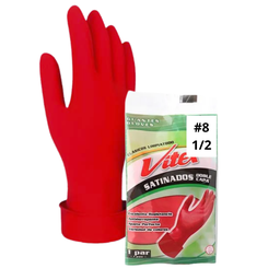 Vitex Clásico Satinado Rojo # 8 1/2