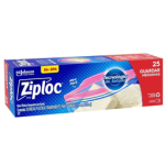 Ziploc Bolsa Mediana C/25 Piezas (17.7 cm x 19.5 cm)