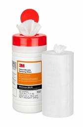 3M Toalla Removedora de  Bacterias al instante  Toalla De 25,4 Cm X 19,5 Cm Bote Con 85 Toallitas 75040075816