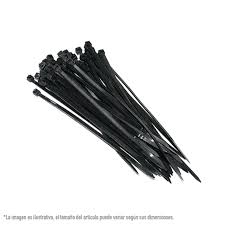 Anker Cinturón/Cincho Nylon Negro 4.8X370 mm Colring C/100 Pz FCSCB9017